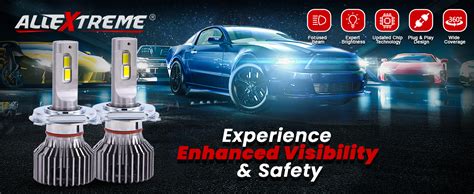 AllExtreme Hyperdrive H4 / H19 LED Headlight 200W Conversion Kit ...