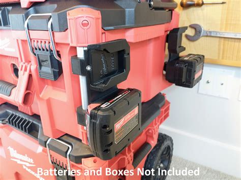 M18 Milwaukee PACKOUT Battery Mount/holder for 1, 2, or 3 Batteries - Etsy Canada