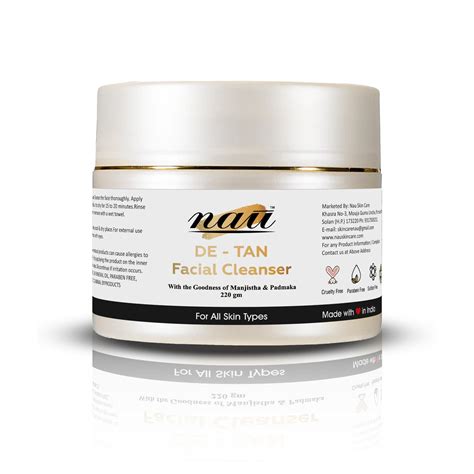 Nau De- Tan Facial Cleanser With the Goodness of Manjistha & Padmaka ...