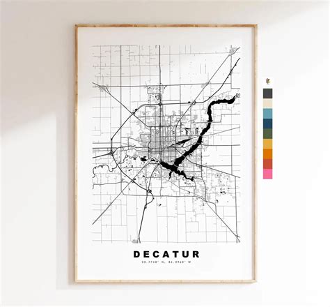 Image result for Detailed Decatur City Map
