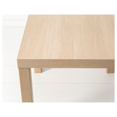 LACK side table, white stained oak effect, 55x55 cm (215/8x215/8") - IKEA