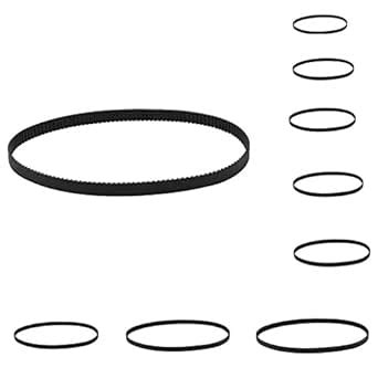 Enakshi® 1 piece 3D Printer Belt Closed Loop Rubber GT2 Timing Belt 2GT ...