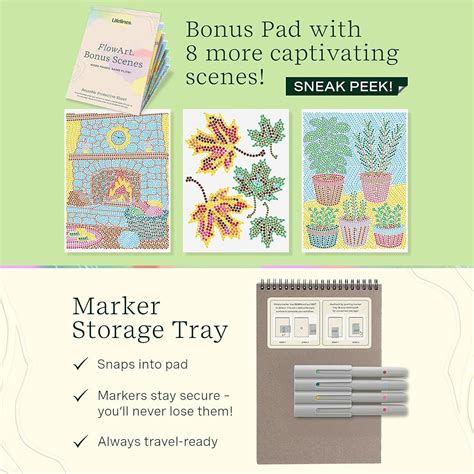 Lifelines FlowArt Activity Pad, 2-Pack & Bonus Pad - India | Ubuy