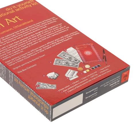 DIY Colouring Folk Art kit Aipan Painting