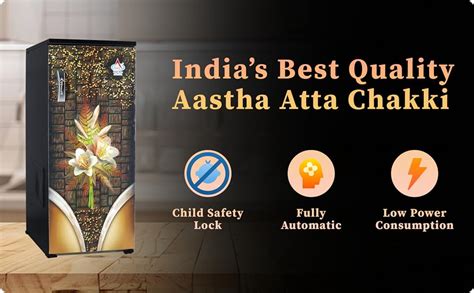 Aastha Atta Chakki - Easy to Operate and Maintain with Auto Cleaning ...