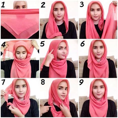 Image result for Hijab Tutorial Triangle