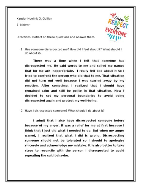 Image result for Values Reflection Questions