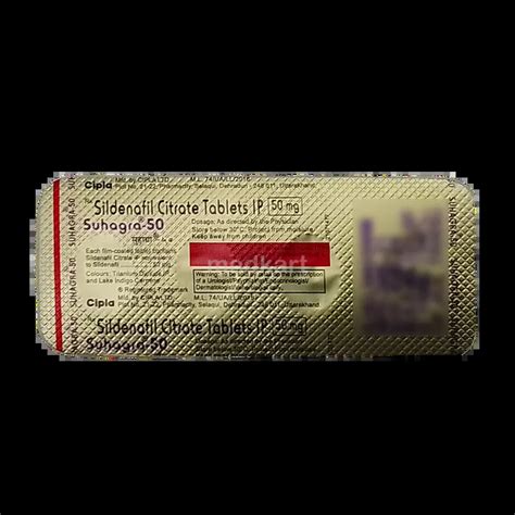 Buy Suhagra 50mg Tablet Online at Best Price – Generic Alternative ...