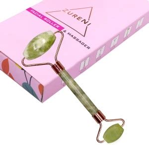 Zureni ZN-MG08 Natural Jade Double Sided Face Roller Copper Facial ...