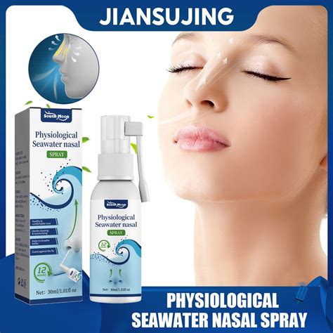 South Moon Physiological Seawater Nasal Spray Saline Nasal Moisturizing ...