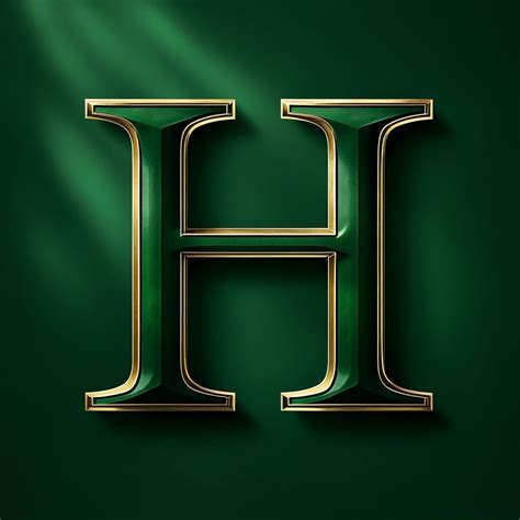 Bold Gold 'N' and 'H' Monogram Logo on Black Background Monogram - Playground