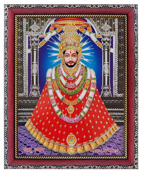 Khatu Shyam Ji From Mahabharata Photo Frame With Unbreakable Glass ...