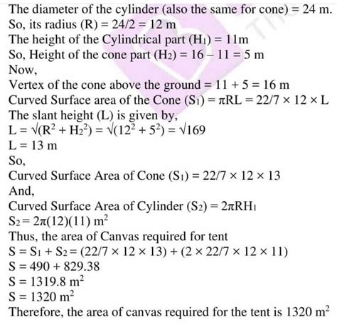 18. The adjoining diagram shows a model of a rocketconsisting of a ...