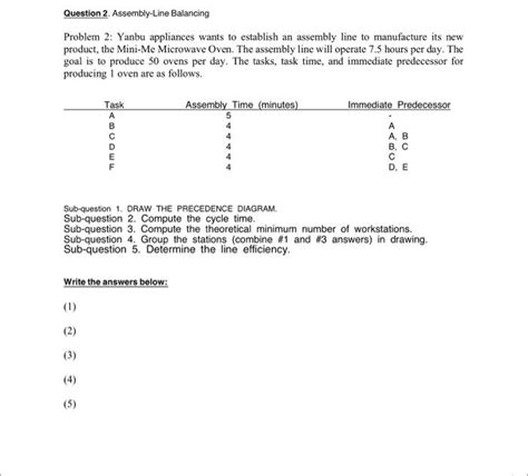 Image result for The Assembly Line Balancing Problem : Review articles * Assembly Line Balancing Methods