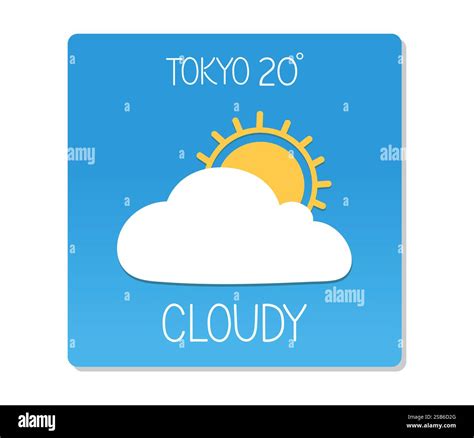 Cloud cover and a bright sun appear in the weather forecast for Tokyo ...