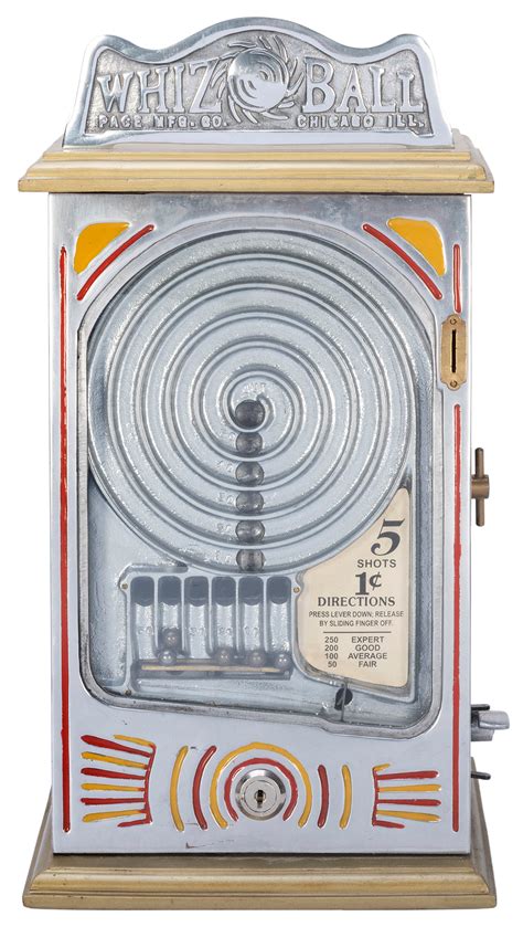 Lot Detail - Pace Mfg. Co. 1 Cent Whizz Ball Game. Chicago, IL, ca. 1930...