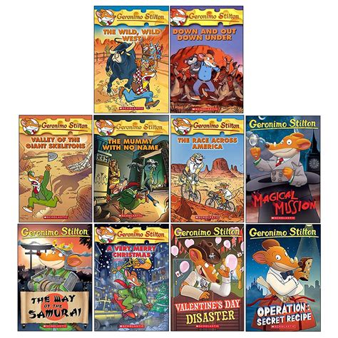 Geronimo Stilton: 10 Book Collection (Series 4) Box Set : Amazon.in: Books