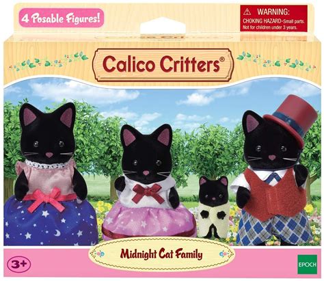 Midnight Cat Family | Calico critters families, Critter, Calico