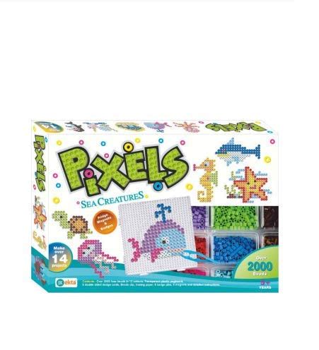 Art & Craft Pixels- Sea Creatures for Age 5+ ,Kids Game, Robotic Game ...