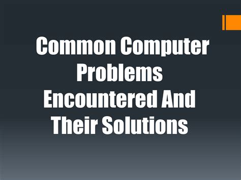 Computer Problems and Solutions 的图像结果