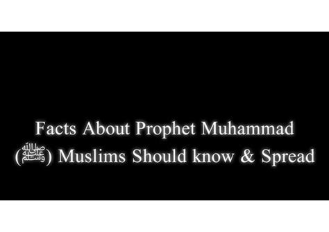 Image result for Muhammad SAW Facts