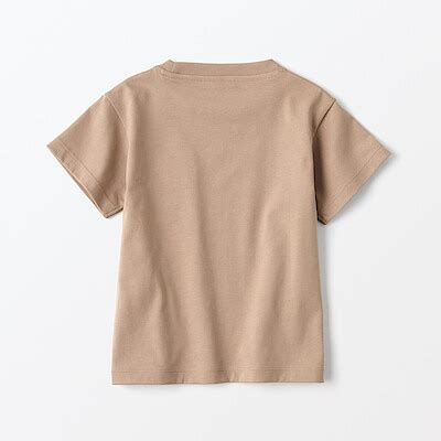 Baby Easy-on Jersey Embroidery S/Slv T-shirt BABY 100 Red panda(Mocha ...