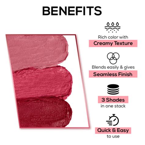 RENEE Glam Stack 3-In-1 Lip & Cheek Tint 4.5gm – Renee Cosmetics