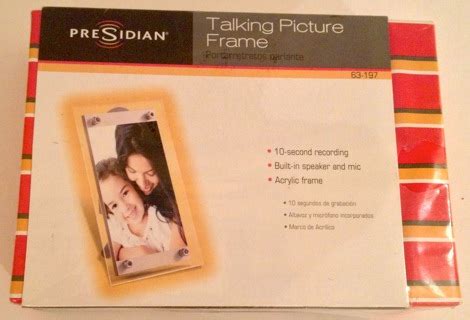 Free: Brand New Presidian Talking Photo Frame Record 10 Second Message ...