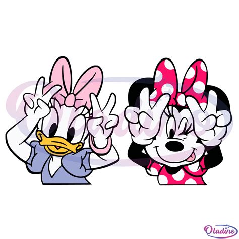 Daisy Duck And Minnie Mouse