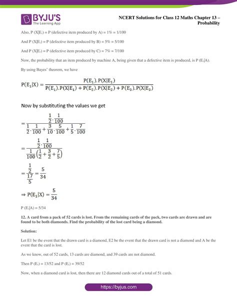 Image result for Probability Class 12 NCERT Solutions