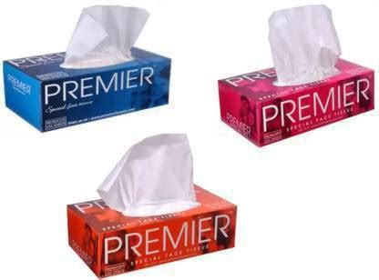 Premier Soft face tissue box (Pack of 3) - Price in India, Buy Premier ...