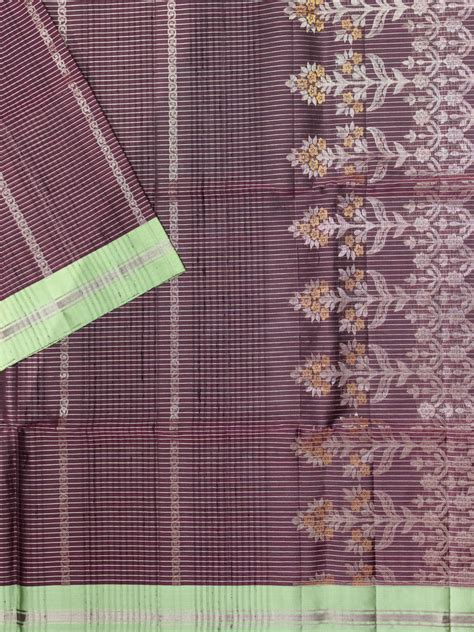 Wine Tripura Pattu Soft Silk Saree with Self Unstitched Blouse – Gowri ...