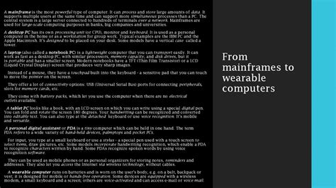 Image result for Types of Computer Ppt Presentation