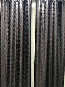 Buy Plain Pyramid Design Punching Door Curtains, Heavy Long Crush ...