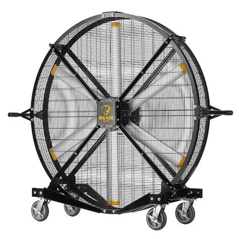 Big Ass Fans 72-in 120-Volt 11-Speed Indoor/Outdoor Black Floor Fan F ...