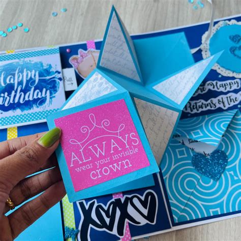 Heart Tree Greeting Card | Blue, Purple – The Craft Gallery