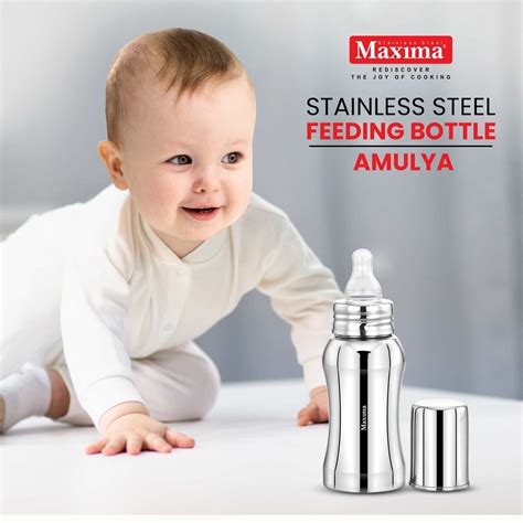 Stainless Steel Feeding Bottles | Feeding Bottles | Maxima Kitchenware