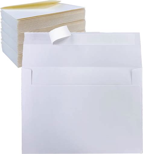 5x7 Envelopes,White A7 Envelope,60 Pack Envelopes 5x7 for Photos ...