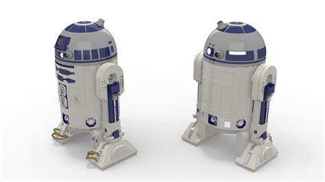 3D Robot Character R2-D2 Rigged model | 3D Molier International