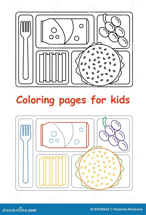 Lunch Box Coloring 的图像结果