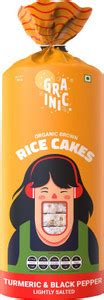 Grainic Organic Rice Cakes (Turmaric, Black Pepper, Salt) Cookie Cake ...