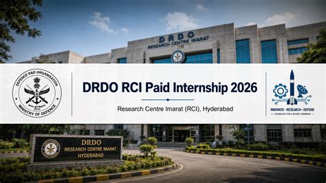 DRDO CAIR Internship 2026: 50 Seats, ₹5K Stipend Details