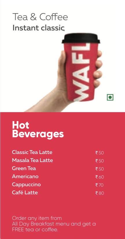Menu at WAFL Hiranandani, Mumbai