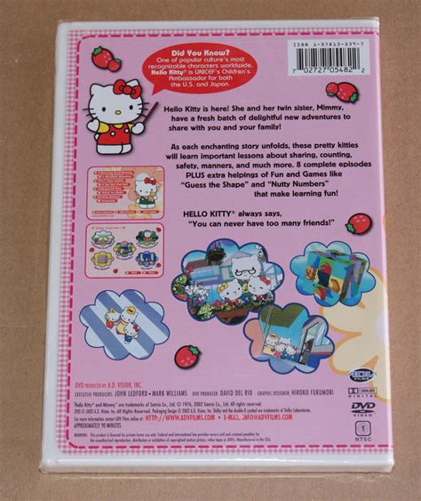 HELLO KITTY'S PARADISE: PRETTY KITTY - Vol.1 (DVD, 2002) CHILDREN'S ...