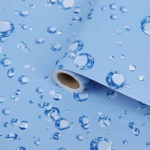 LAAYO Vinyl Abstract Blue Wallpaper Price in India - Buy LAAYO Vinyl ...