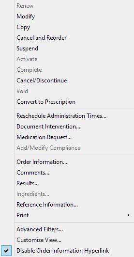 Image result for PowerChart Order Form