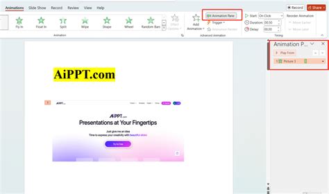 PowerPoint Animation Based On Mouse Click 的图像结果
