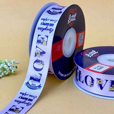 Printed Ribbon Double Satin 500+ Patterns - Littl India's 1st