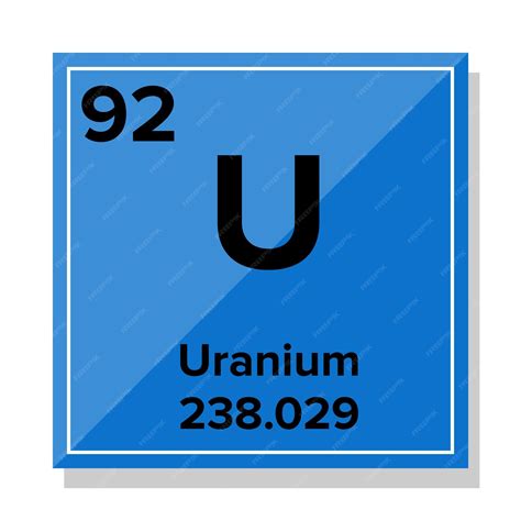 Uranium Periodic Table Symbol