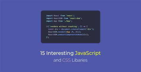Image result for JavaScript CSS Library